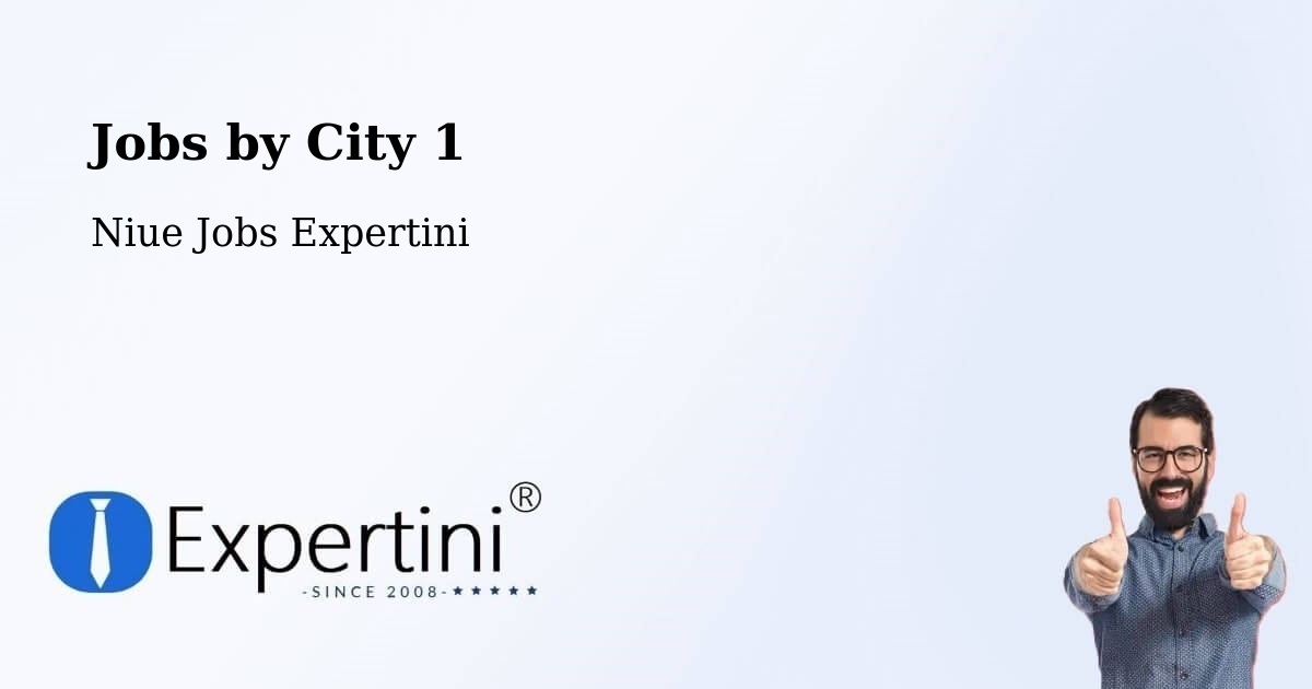 City Jobs in Niue - Expertini
