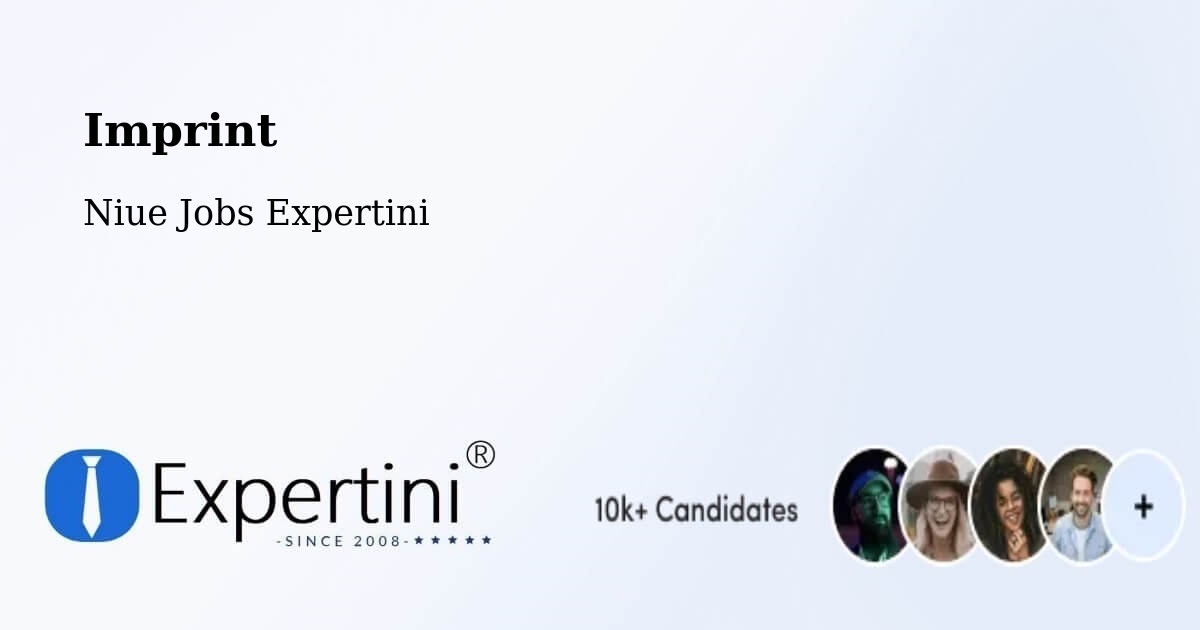 Imprint – Avatele - Niue Jobs Expertini